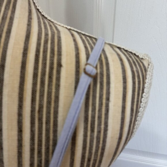 THML Santo Dress Womens Small Blue Tiered Spaghetti Straps Coastal Peasant Boho - Picture 6 of 11